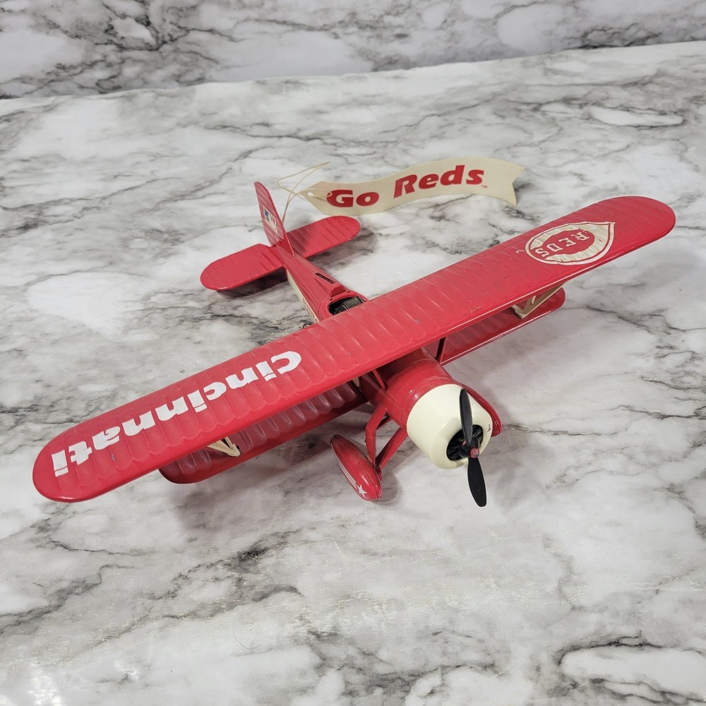 1997 Ertl Collectibles Cincinnati Reds Stadium Bi-Plane Bank Die Cast